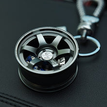 Load image into Gallery viewer, TE37 Style Wheel Keychain