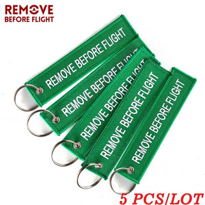Remove Before Flight Key Tag (5 Pieces)
