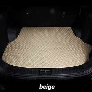 Diamond Stitched Leather Trunk Liner