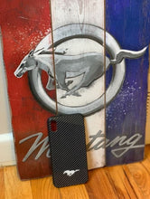 Load image into Gallery viewer, Carbon Fiber Mustang Phone Case