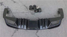 Load image into Gallery viewer, Quad Exhaust Carbon Fiber Rear Diffuser