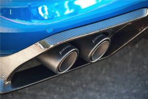 Quad Exhaust Carbon Fiber Rear Diffuser