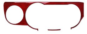 Red/Black Carbon Fiber Dashboard Trim Cover