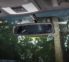 Load image into Gallery viewer, Carbon Fiber Rear View Mirror Trim