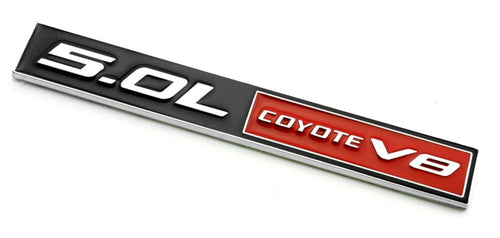 5.0L Coyote V8 Emblem