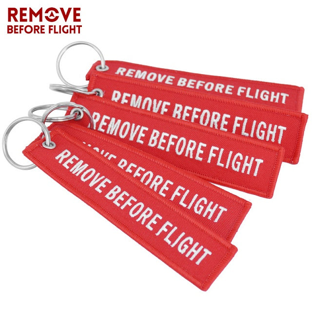 Remove Before Flight Key Tag (5 Pieces)