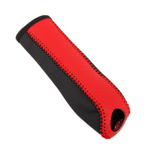 Load image into Gallery viewer, Red &amp; Black Leather Handbrake Cover