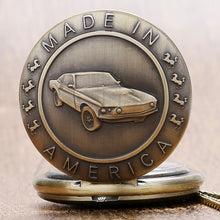 Load image into Gallery viewer, Classic Mustang Antique Style Pocket Watch