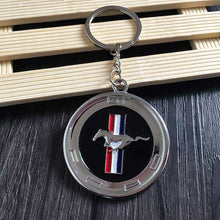 Load image into Gallery viewer, Ford Mustang Faux Gas Cap Keychain