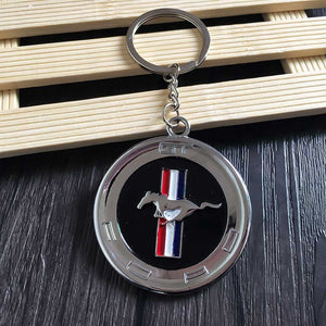 Ford Mustang Faux Gas Cap Keychain