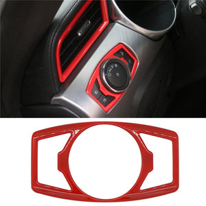Red Headlight Control Cover