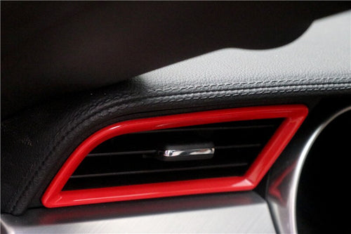Red Side Air Vents Trim