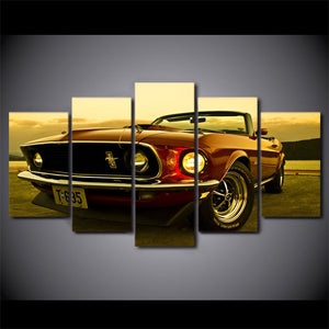 1969 Ford Mustang Convertible Wall Art