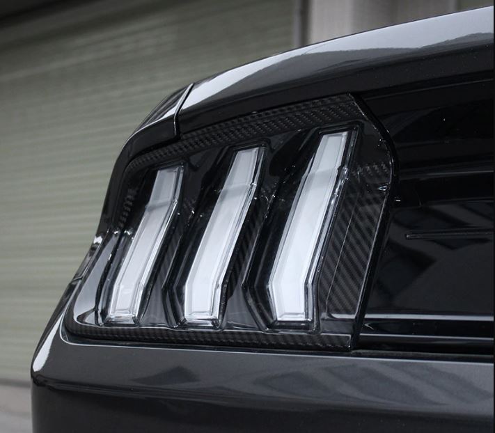 Carbon Fiber S550 Mustang Taillight Trim
